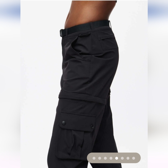 OUTDOOR VOICES REC TRECK ZIP-OFF BLACK WOMEN'S PANTS RETAIL $138 SIZE MEDIUM - Picture 5 of 16